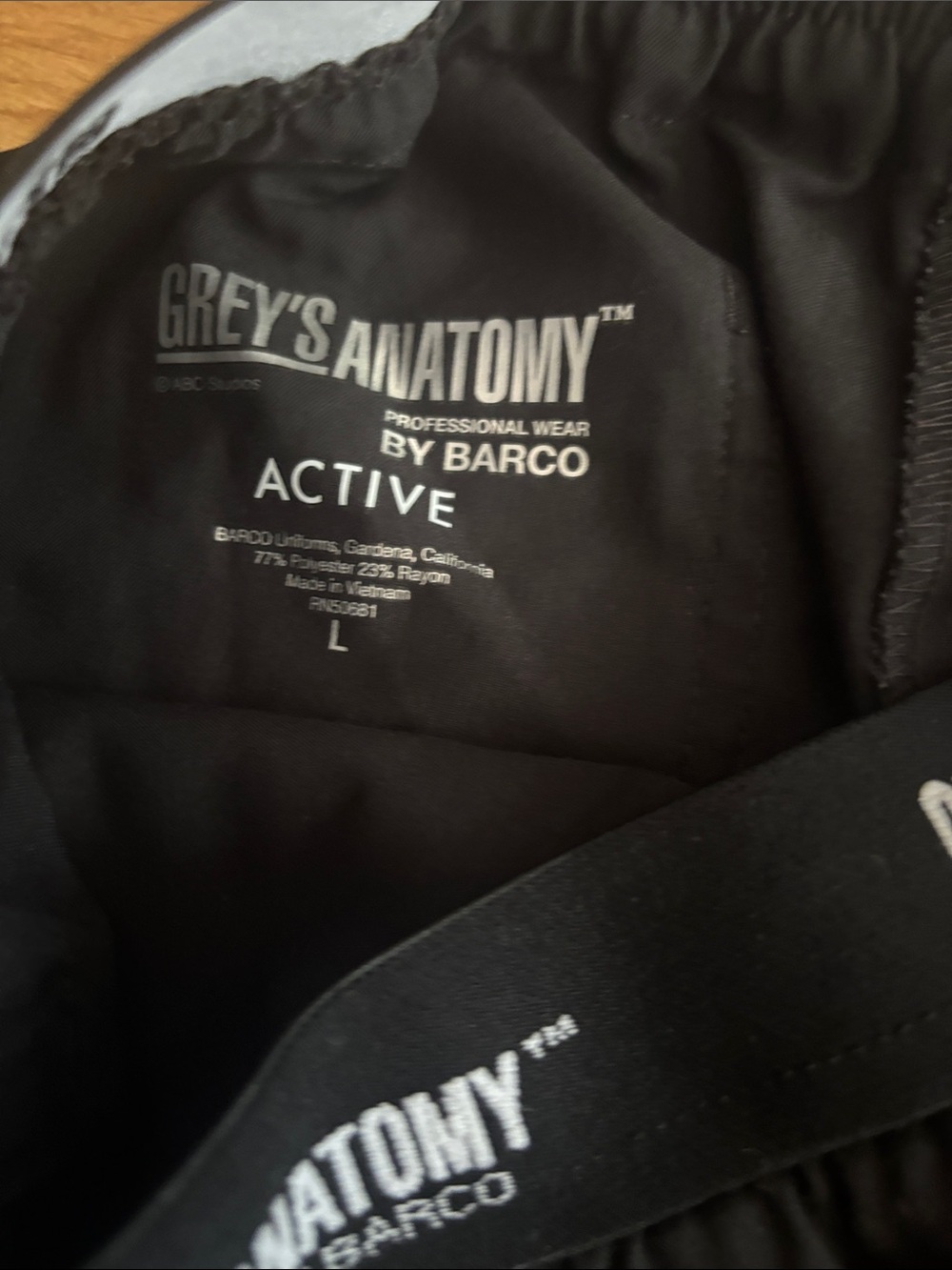 Grey’s Anatomy W’s Scrub pants - Black - Picture 3 of 4